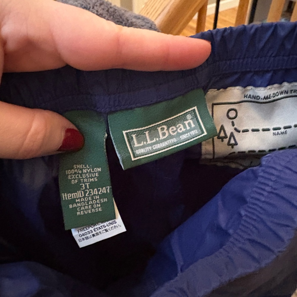 LL Bean Discovery Rain Pant